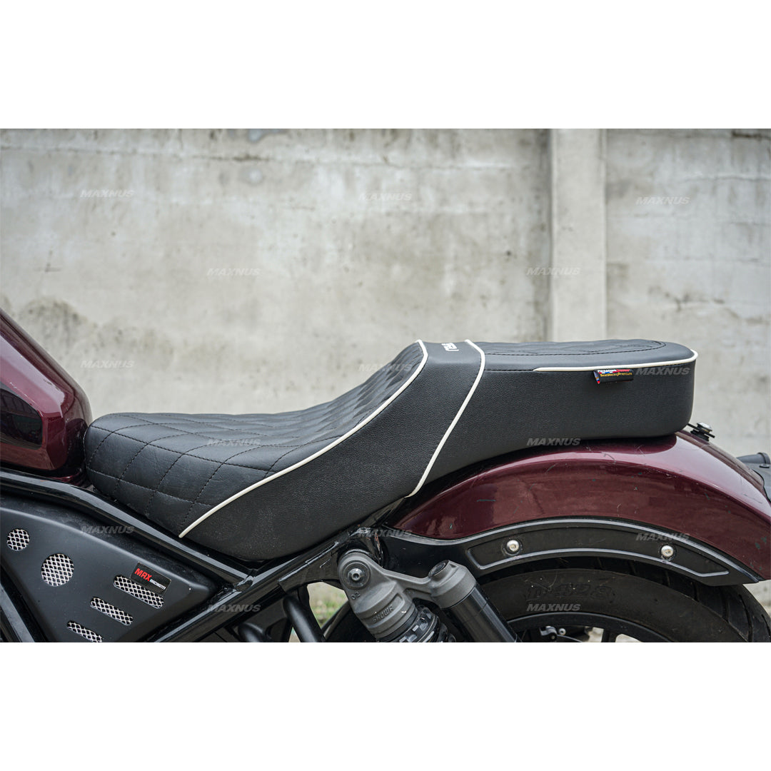 SEAT DOUBLE SADDLE DUAL DRIVER SEATS PAD CUSHION V.8 FOR HONDA REBEL CMX 1100 2021-2025