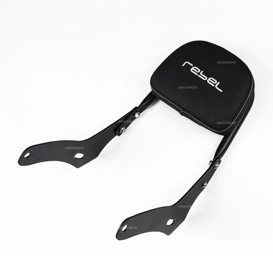 REAR BACKREST FOR PASSENGER STEEL BLACK SISSY BAR SEAT MAXNUS FOR HONDA REBEL CMX 1100 2021-2025