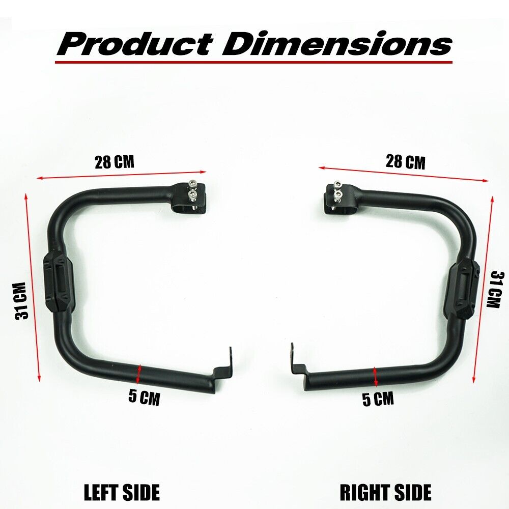 CRASH BAR ENGINE PROTECTION GUARD BLACK FIT FOR HONDA NEW SCL CL 300 500 2023 - 2025