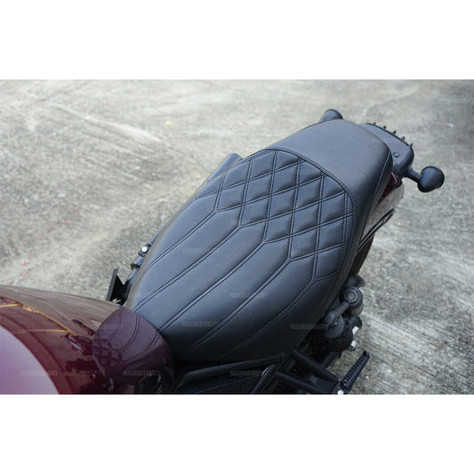 SEAT DOUBLE SADDLE DUAL DRIVER SEATS PAD CUSHION V.6 FOR HONDA REBEL CMX 1100 2021-2025