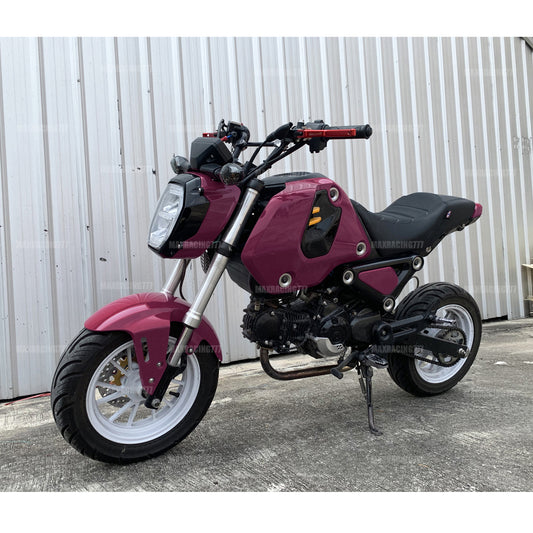 RUBY RED 7PC BODY PASTEL PANELS FRAME BODY FOR HONDA NEW MSX GROM 125 2022-2024