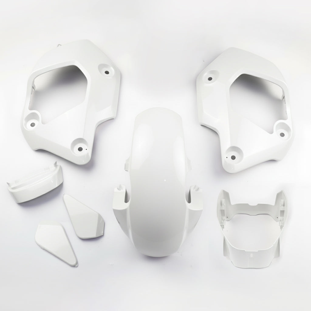 WHITE PLASTIC PANEL FAIRING & UNDER FAIRING HONDA NEW GROM 125 2021-2024