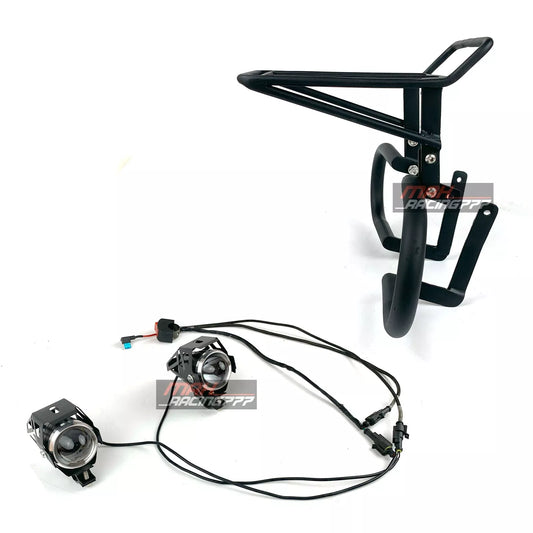 FRONT FENDER BASKET SPOTLIGHT FOXGUARD BLACK HONDA CT125 TRAIL 125 2020-2025