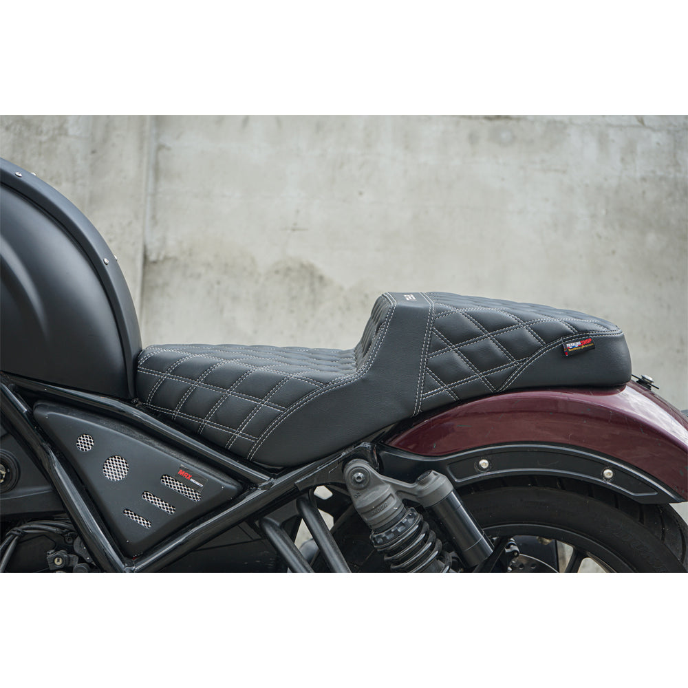 SEAT DOUBLE SADDLE DUAL DRIVER SEATS PAD CUSHION V.3 FOR HONDA REBEL CMX 1100 2021-2025