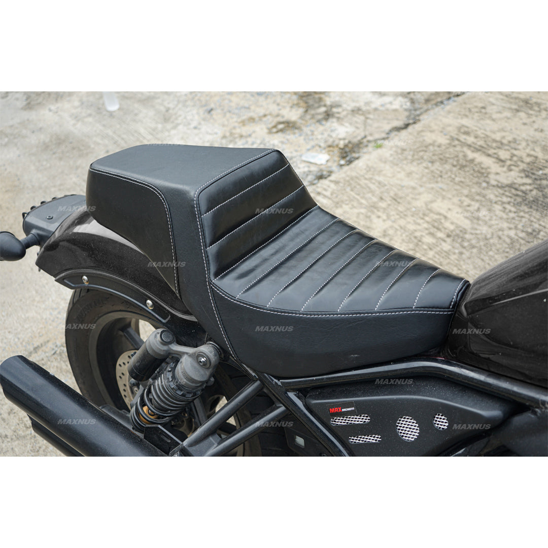 SEAT DOUBLE SADDLE DUAL DRIVER SEATS PAD CUSHION V.3 FOR HONDA REBEL CMX 300&500 2017-2025
