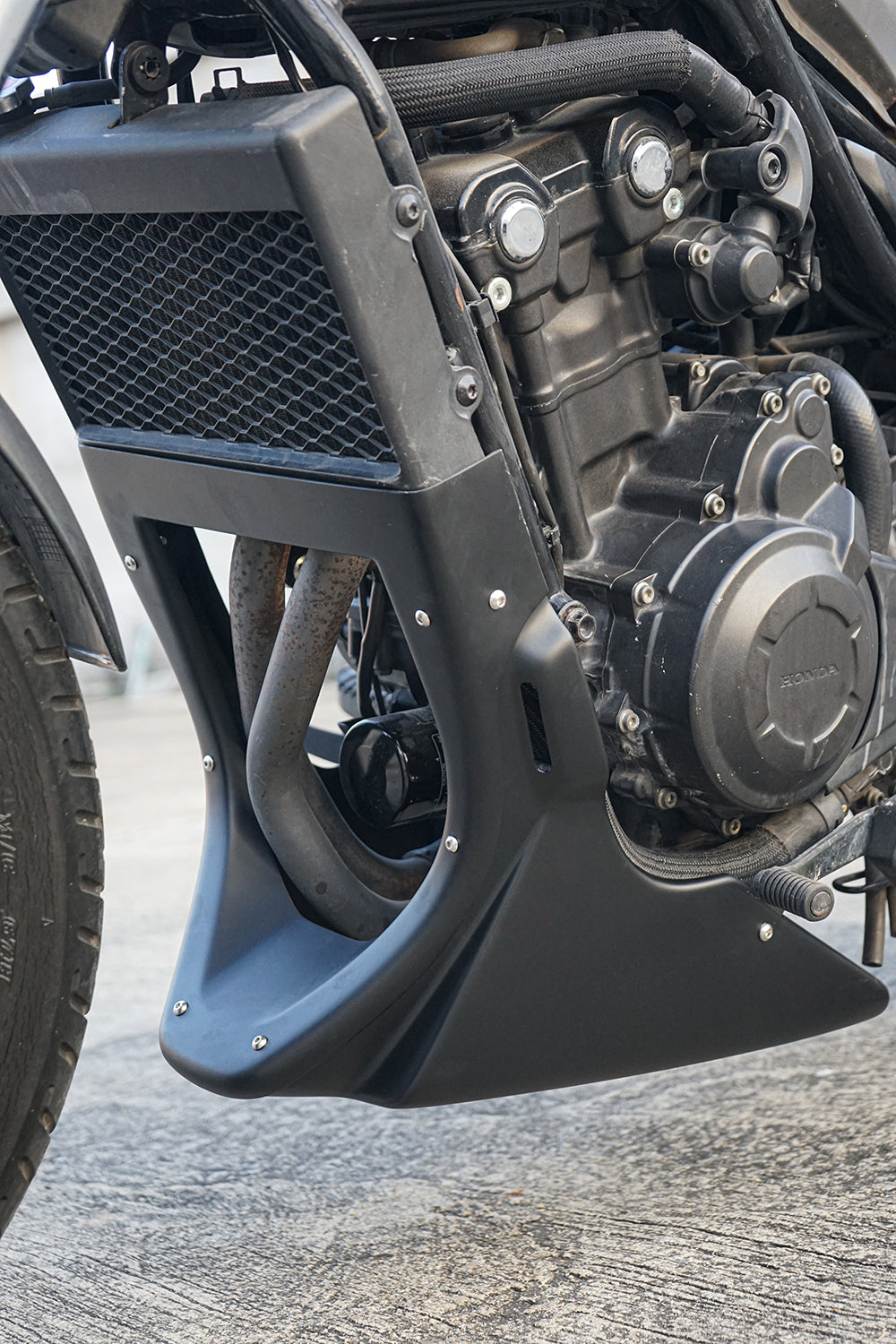 BLACK UNDER FAIRING COVER BELLY PAN ENGINE FOR HONDA REBEL CMX 500 2017-2024