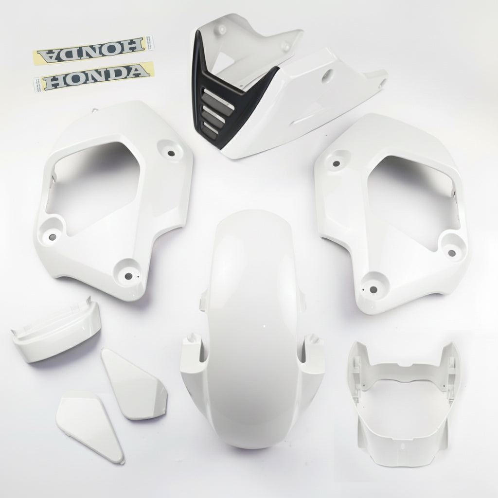 WHITE PLASTIC PANEL FAIRING & UNDER FAIRING HONDA NEW GROM 125 2021-2024