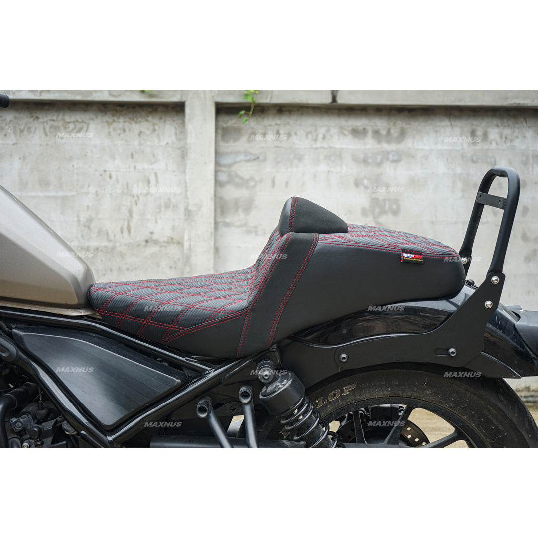 SEAT DOUBLE SADDLE DUAL DRIVER SEATS PAD CUSHION V.5 FOR HONDA REBEL CMX 300&500 2017-2025