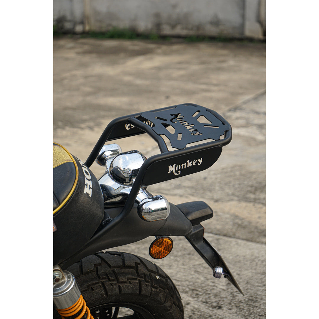 MATTE BLACK REAR CASE RACK LUGGAGE FIT FOR HONDA Z125 MONKEY125 2018-2025