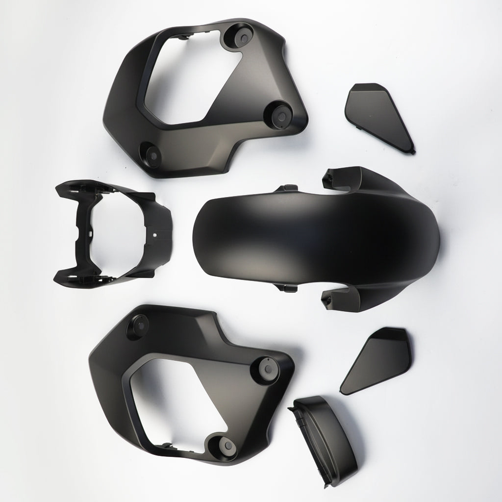 MATTE BLACK PLASTIC PANEL FAIRING & UNDER FAIRING HONDA NEW GROM 125 2021-2024