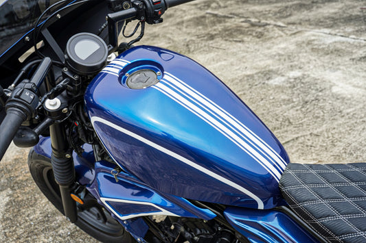 COVER FUEL OIL TANK BLUE V.10 FOR HONDA REBEL CMX 300&500 2017-2025