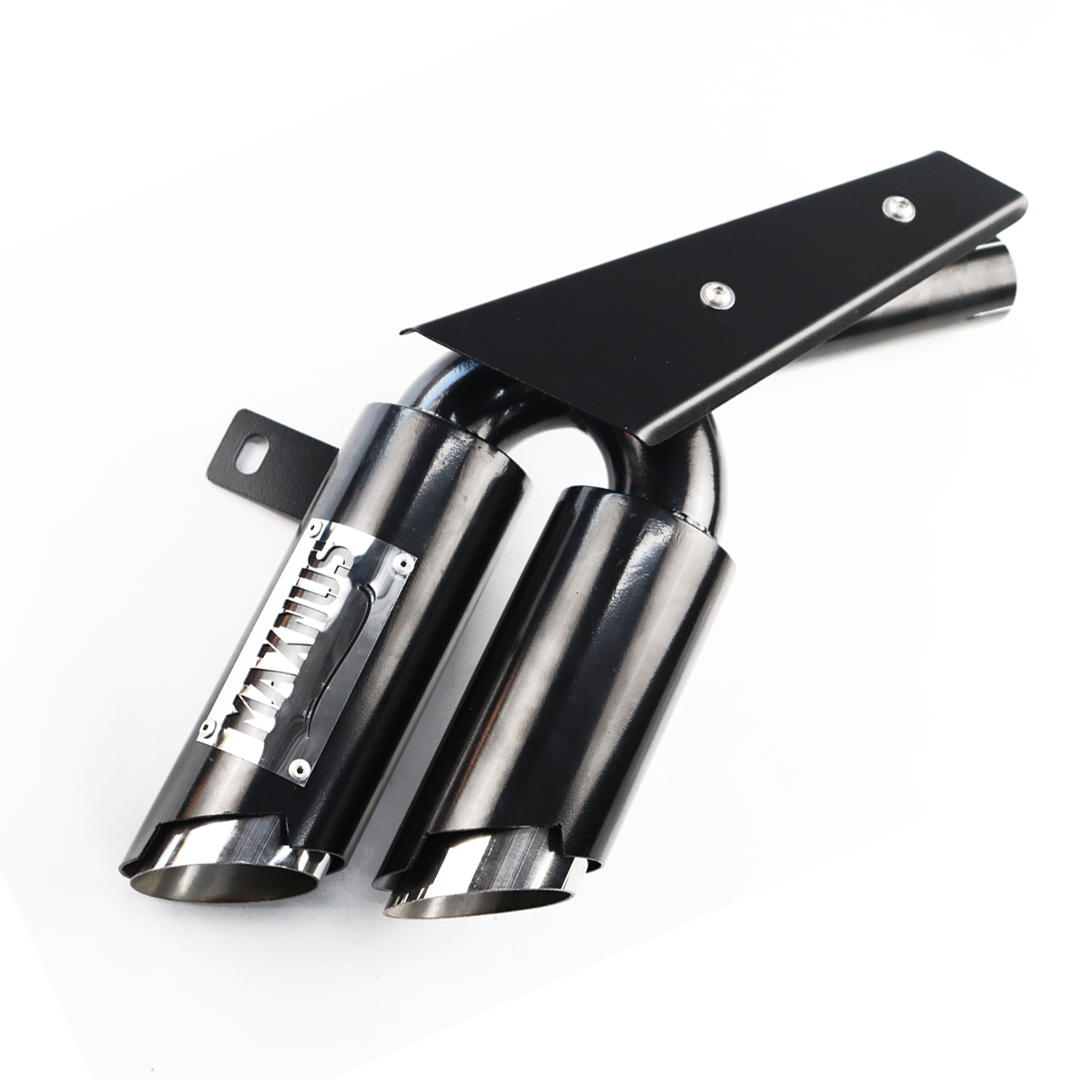 SHORT DOUBLE DUAL EXHAUST PIPE MOUNT SYSTEM MAXNUS HONDA REBEL CMX1100 2021-2025