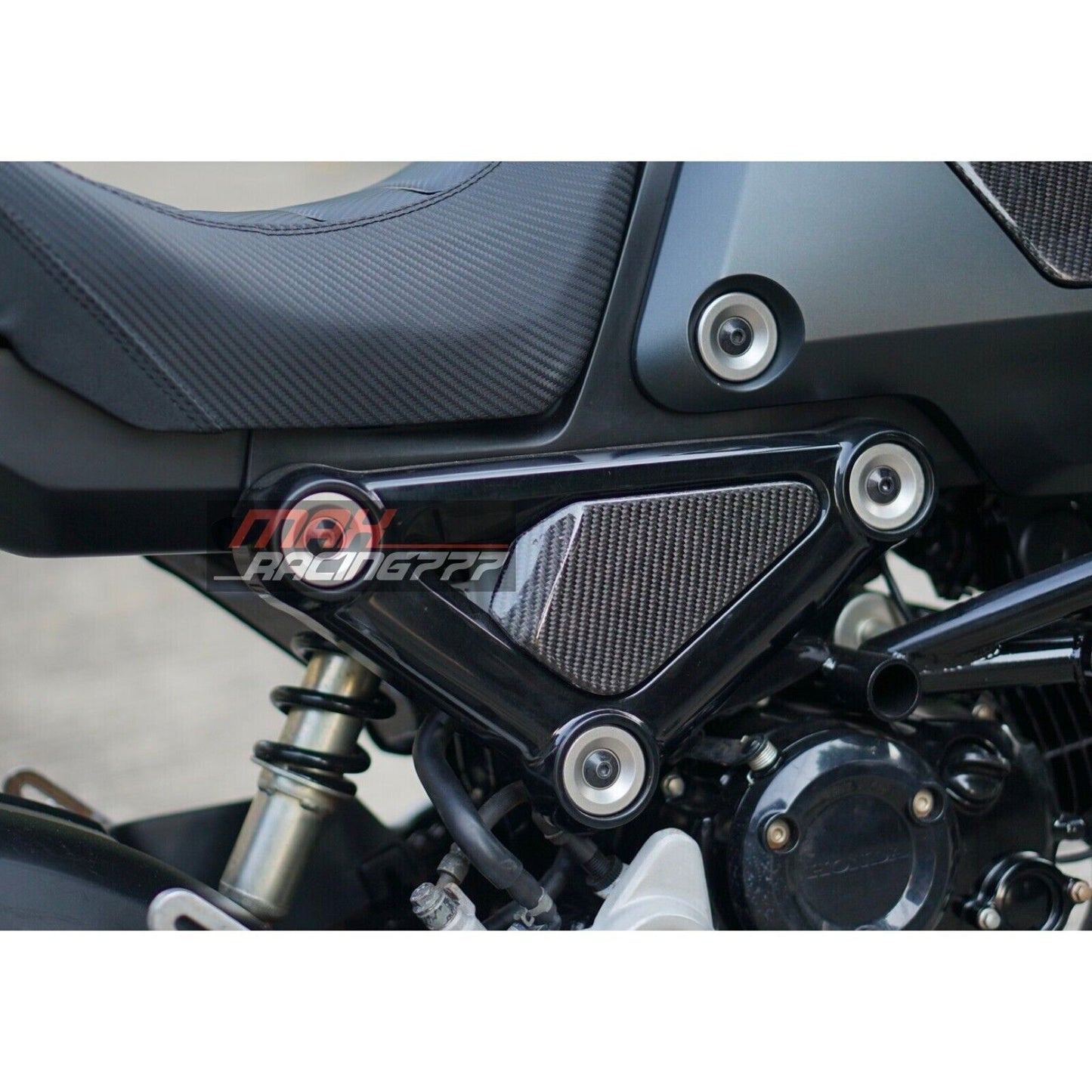 FRAME BODY R+L COVER SIDE UPPER PANEL CARBON FIBER FOR HONDA NEW GROM 2021-2024