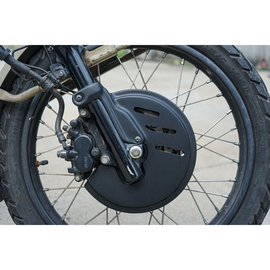 DISC BRAKE COVER PLASTIC ABS BLACK V.2 FOR HONDA TRAIL125 CT125 HUNTER CUB 2020-2025