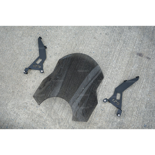 FRONT WINDSCREEN WINDSHIELD GUARD VISOR FIT HONDA CT125 CT 125 HUNTER 2020 - 2025