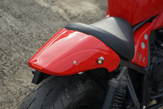 REAR FENDER FAIRING MUD GUARD LED RED FOR HONDA REBEL CMX 1100 2021-2025