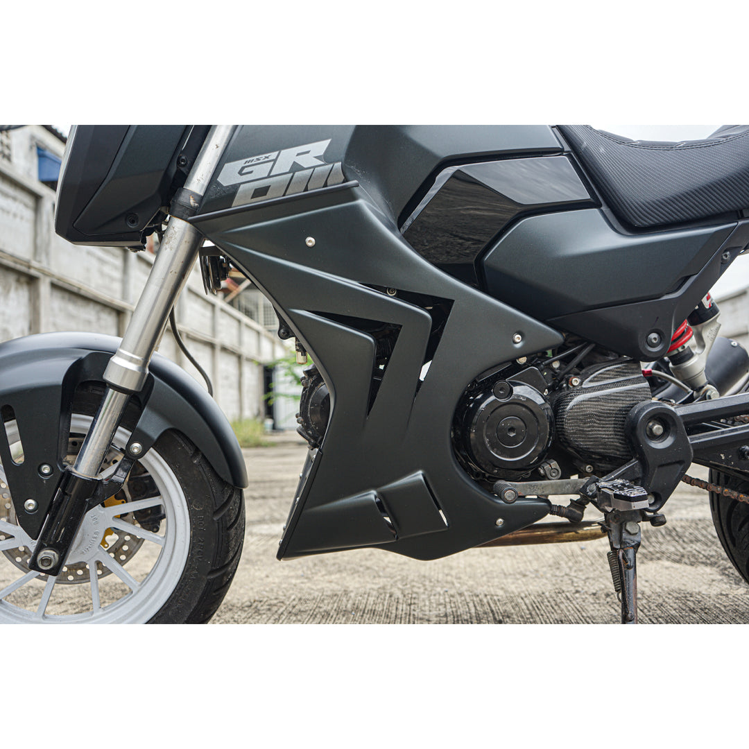 FAIRING BELLY PAN SET SIDE FRAME BODY MAXNUS V.1 FOR HONDA GROM 125 2025