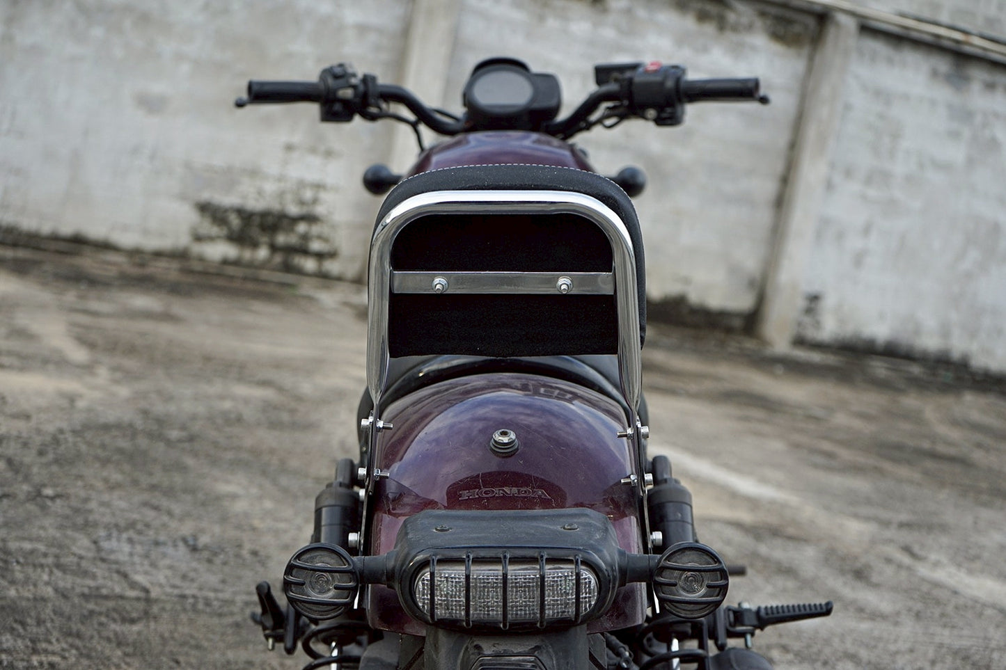 REAR BACKREST FOR PASSENGER STEEL CHROME SISSY BAR SEAT MAXNUS FOR HONDA REBEL CMX 1100 2021-2025