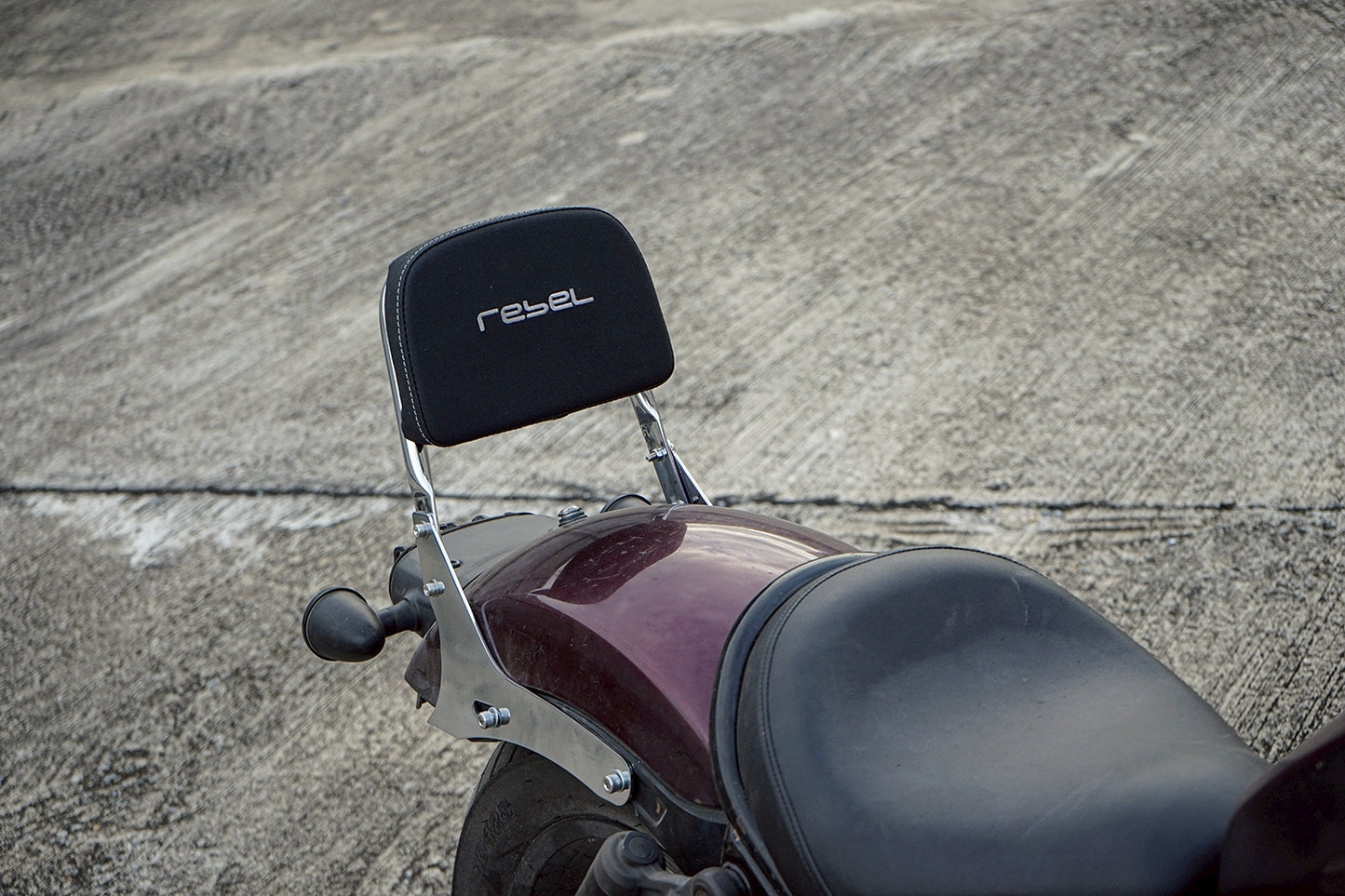 REAR BACKREST FOR PASSENGER STEEL CHROME SISSY BAR SEAT MAXNUS FOR HONDA REBEL CMX 1100 2021-2025