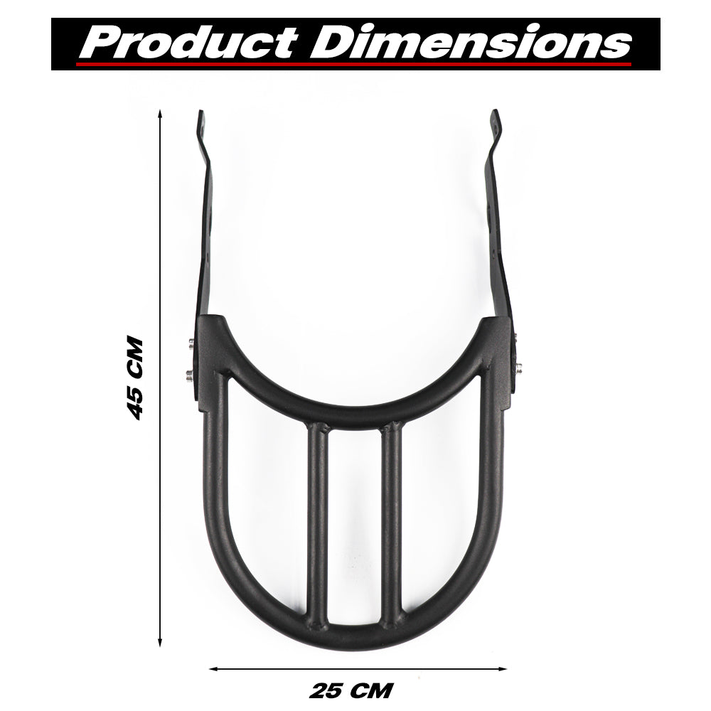 REAR LUGGAGE RACK STELL BLACK FOR HONDA SCL CL 300&500 2023 - 2025