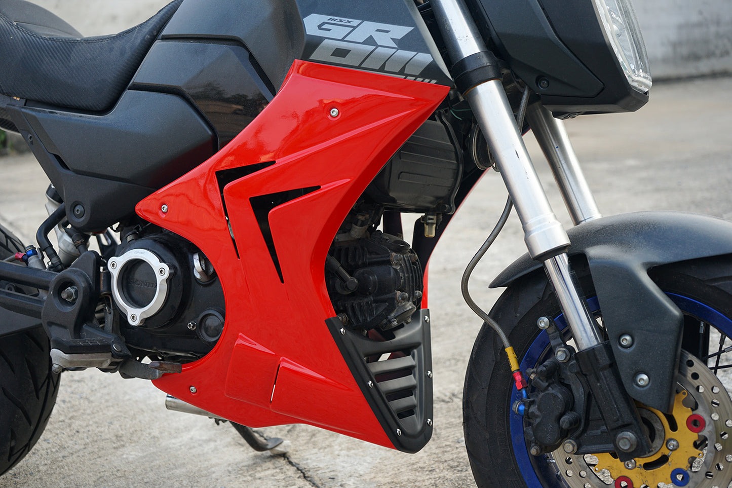 FAIRING BELLY PAN SET SIDE FRAME BODY MAXNUS V.1 FOR HONDA GROM 125 2025