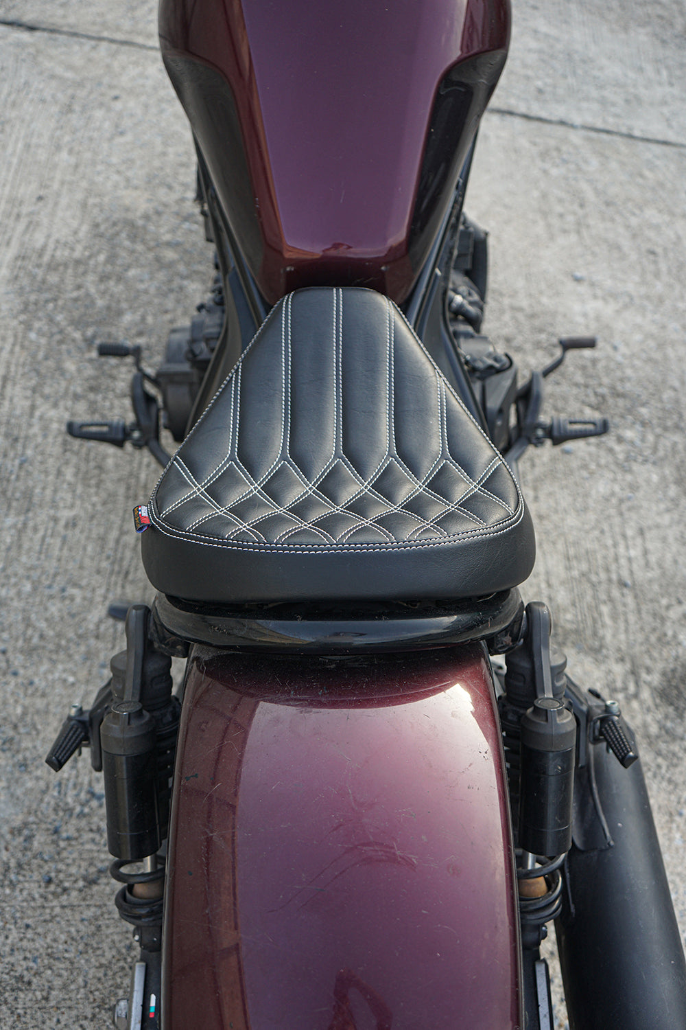 V.2 Soft Seat Pad Honda Rebel CMX 1100 (2021-25) - Casual Driver Comfort Cushion