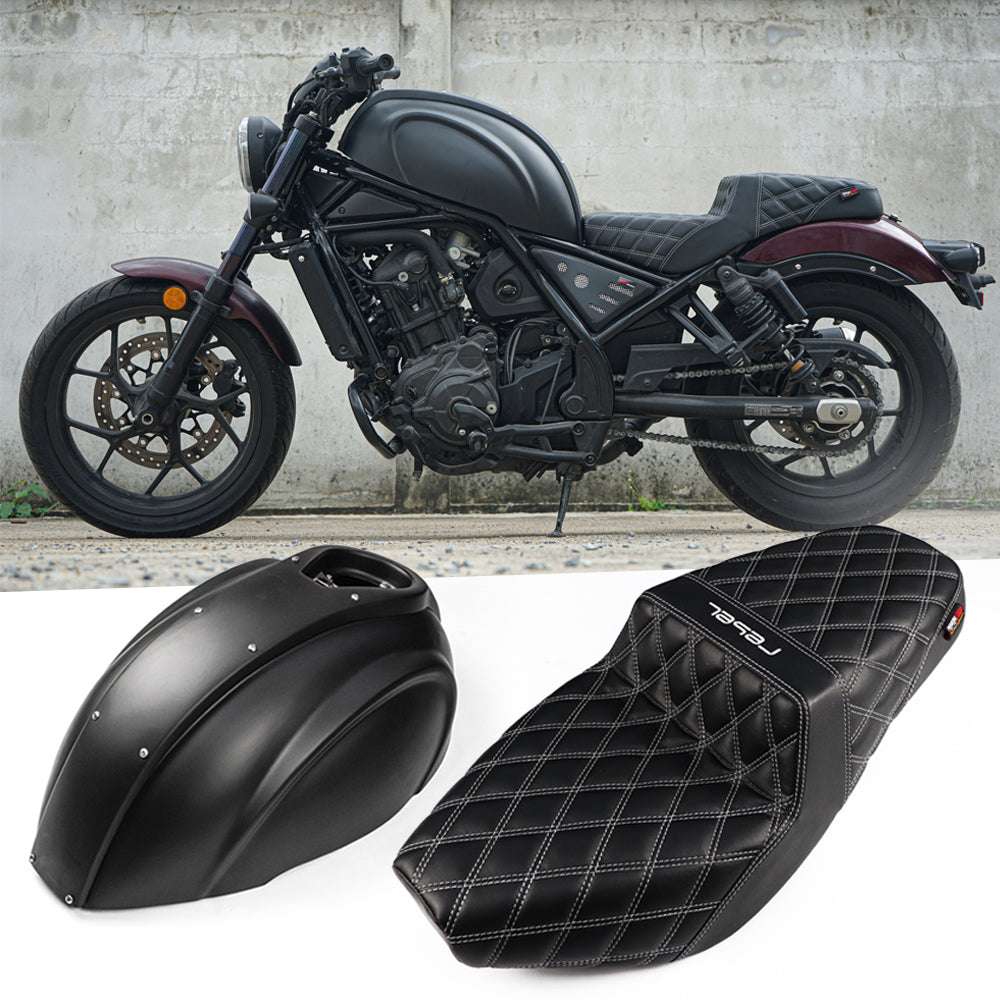 REPLACEMENT SEAT PAD WITH FUEL TANK COVER FOR HONDA REBEL CMX 1100 2021 2024