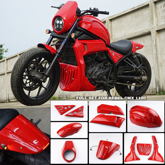 FULL SET OF 7 PIECES RED FIT FOR HONDA REBEL CMX 1100 2020-2025