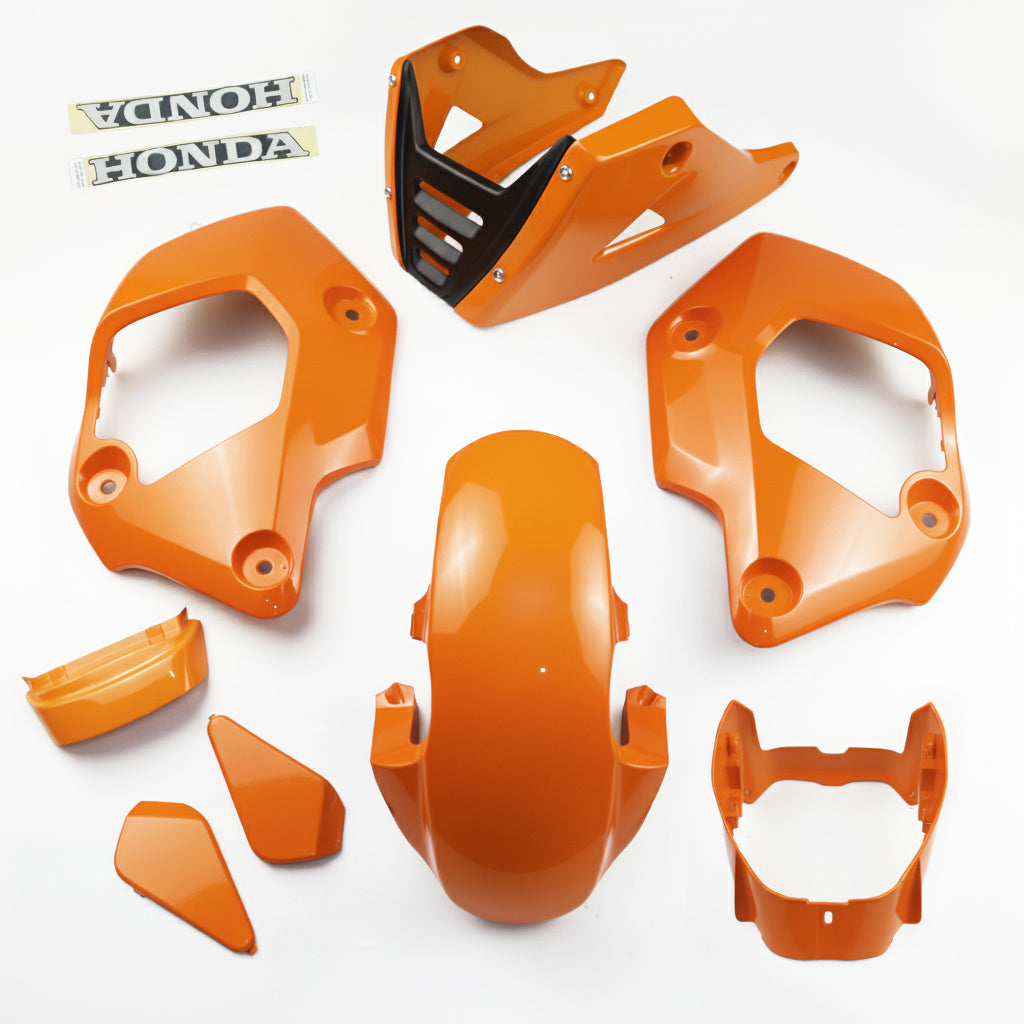 ORANGE PLASTIC PANEL FAIRING & UNDER FAIRING HONDA NEW GROM 125 2021-2024