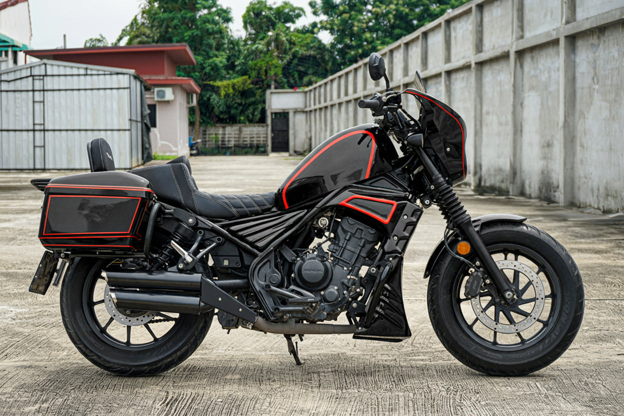 Side Cover Of The Engine Under Fairing & Crash Bar V.2 HONDA CMX REBEL 300 2017-2025