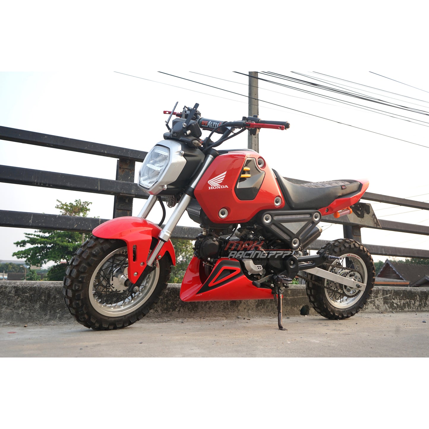 BELLY PANEL FAIRING FRAME GUARD COVER TRIM MAXNUS V.1 FOR HONDA GROM NEW GROM 125 2021-2025