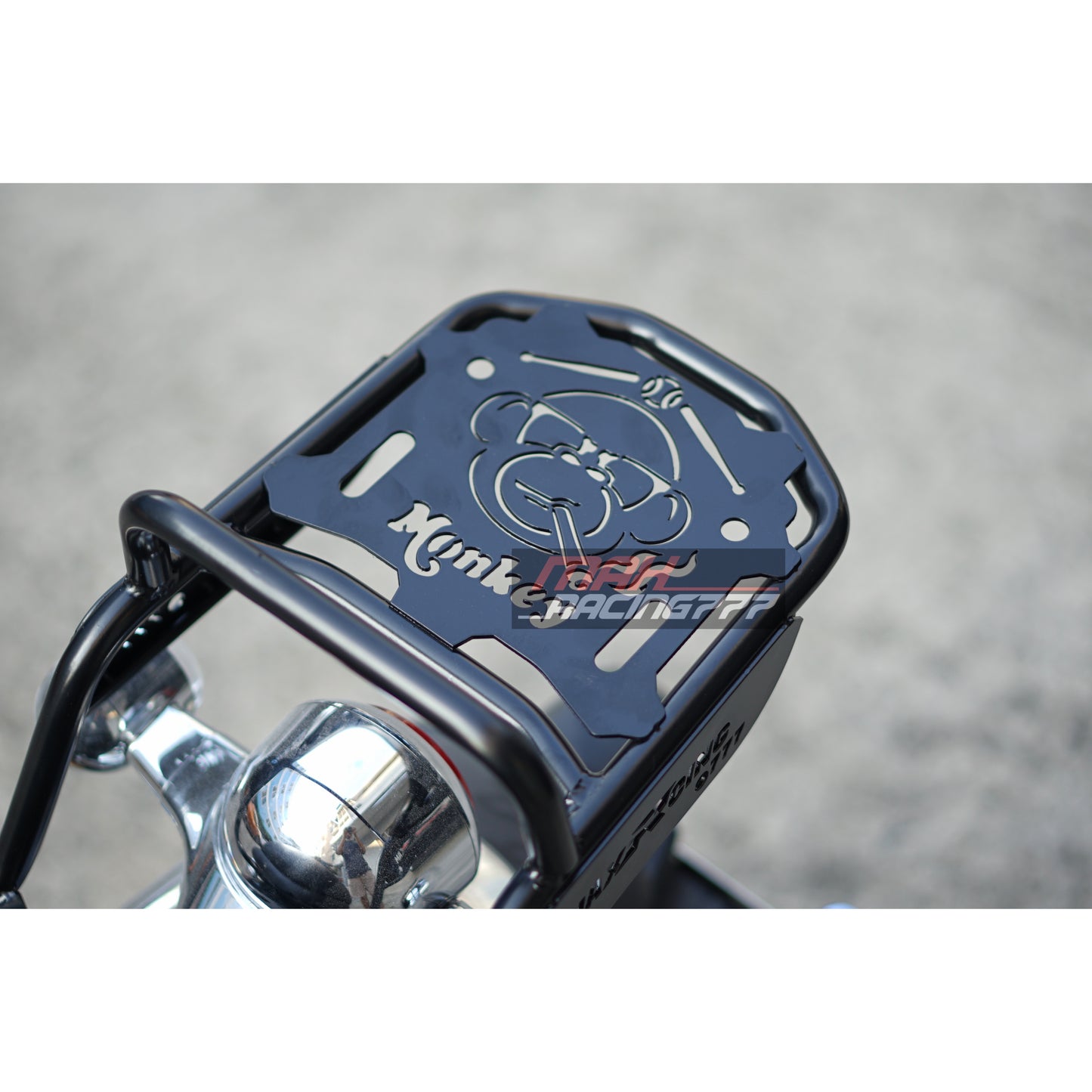 MATTE BLACK REAR CASE RACK LUGGAGE MAX777 FIT FOR HONDA Z125 MONKEY125 2018-2025