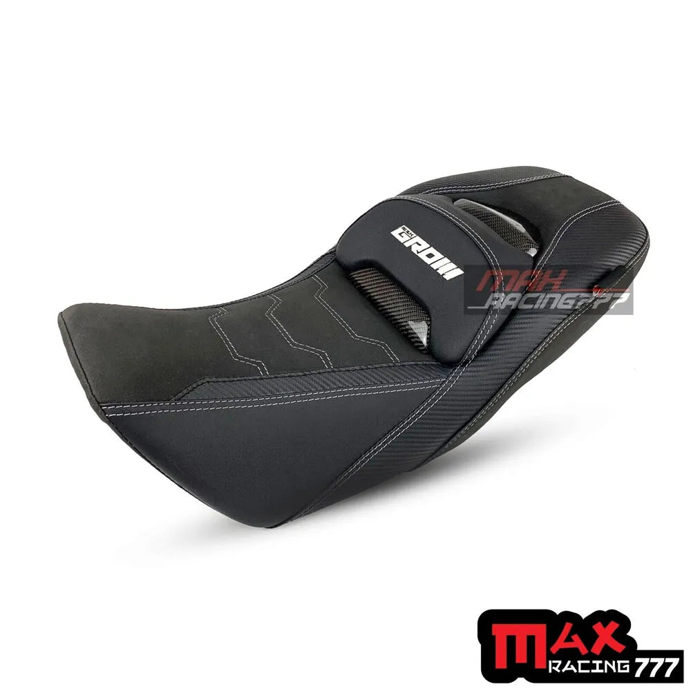 REPLACEMENT DUAL CARBON SEAT STITCH BLACK MAXNUS FIT FOR HONDA GROM125 2021-2025