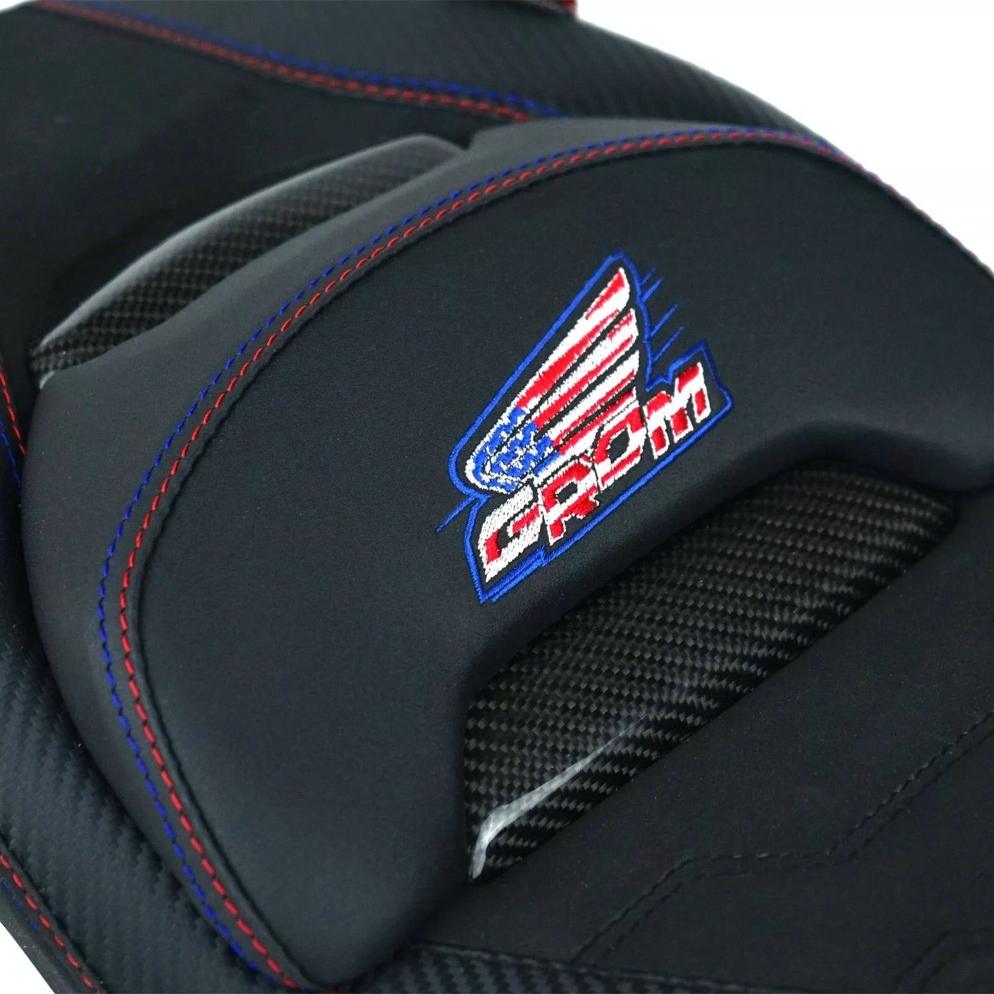 REPLACEMENT DUAL CARBON SEAT STITCH BLACK MAXNUS FIT FOR HONDA GROM125 2021-2025