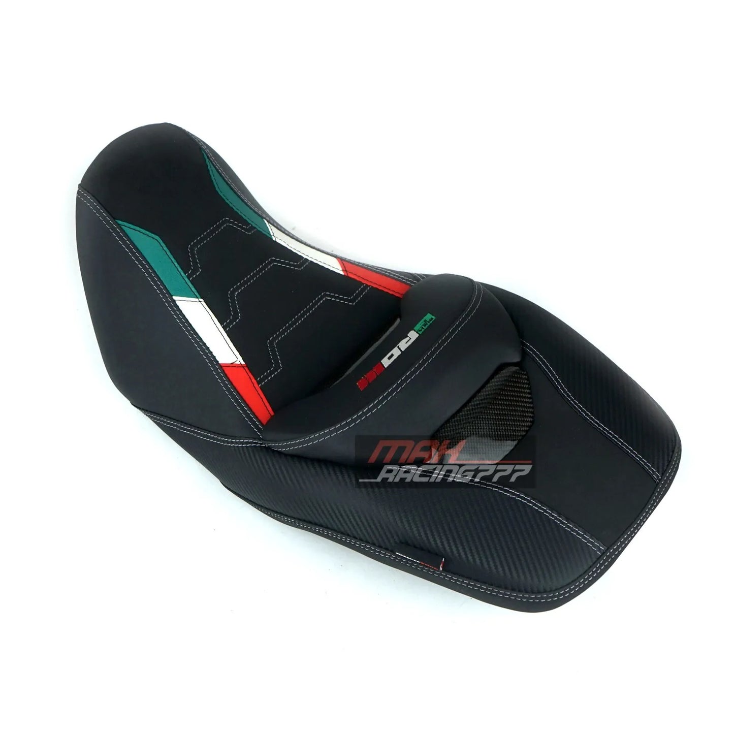 REPLACEMENT DUAL CARBON SEAT STITCH BLACK MAXNUS FIT FOR HONDA GROM125 2021-2025