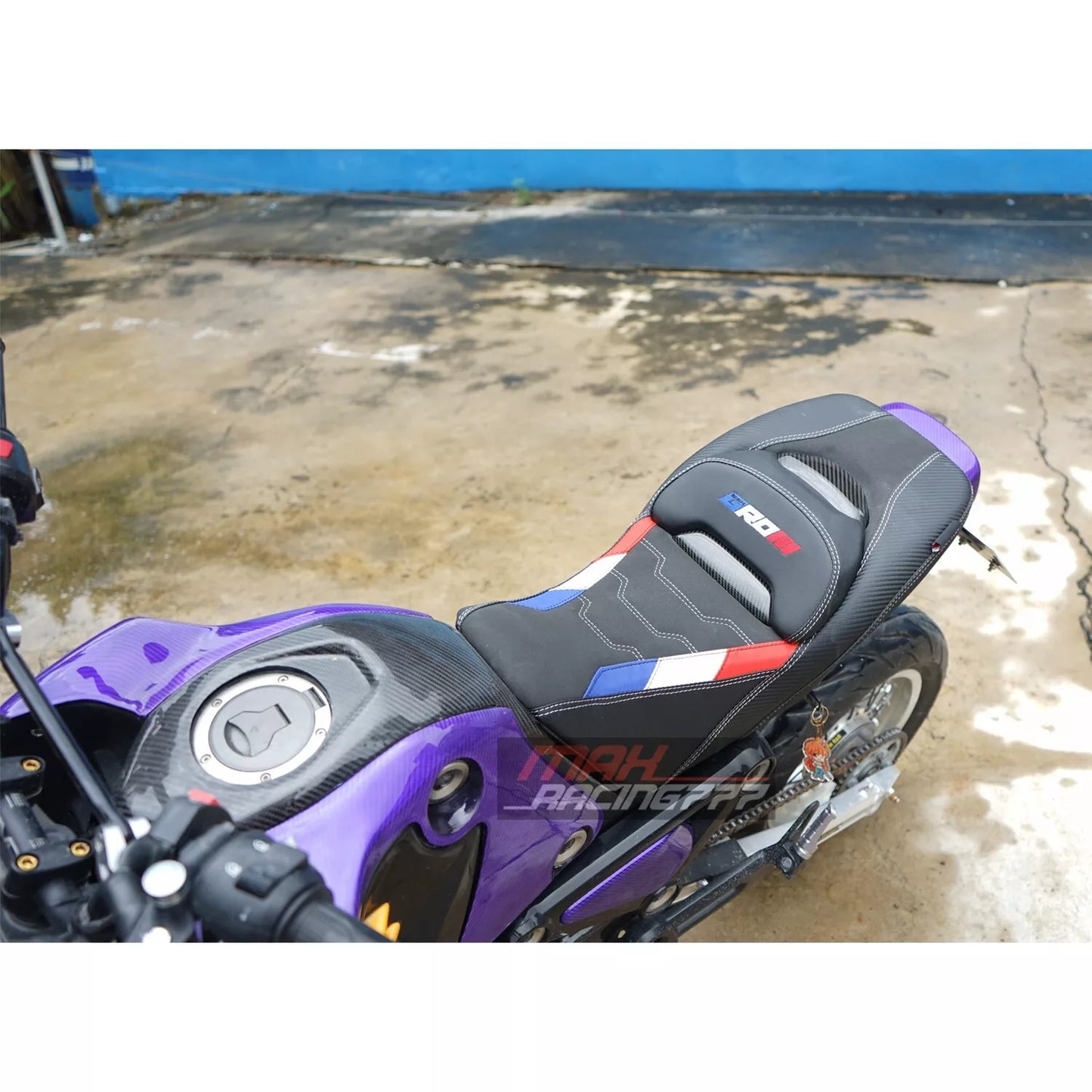 REPLACEMENT DUAL CARBON SEAT STITCH BLACK MAXNUS FIT FOR HONDA GROM125 2021-2025