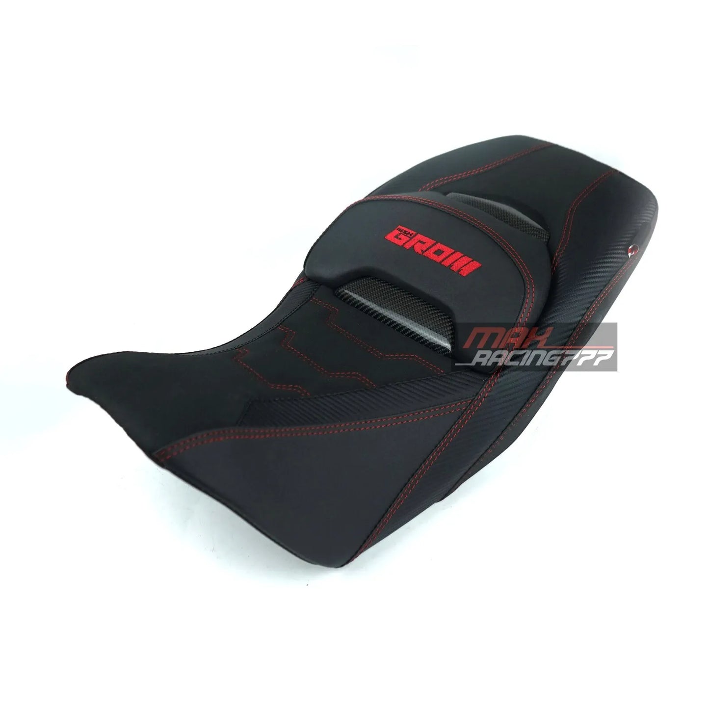 REPLACEMENT DUAL CARBON SEAT STITCH BLACK MAXNUS FIT FOR HONDA GROM125 2021-2025