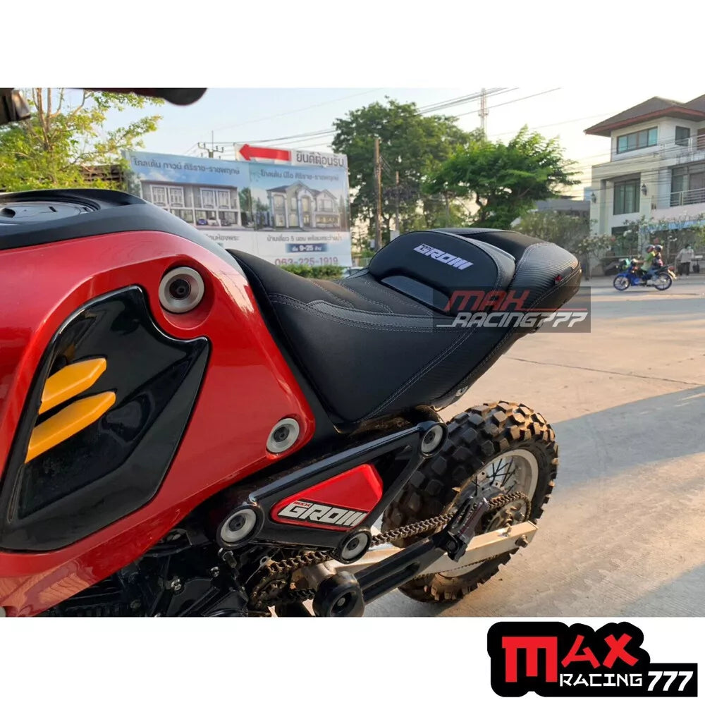 REPLACEMENT DUAL CARBON SEAT STITCH BLACK MAXNUS FIT FOR HONDA GROM125 2021-2025