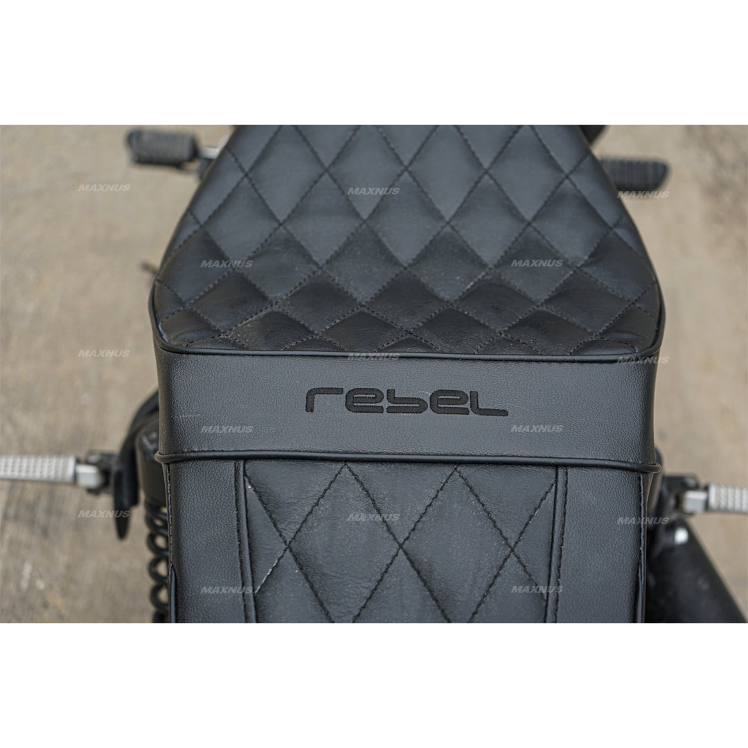 SEAT DOUBLE SADDLE DUAL DRIVER SEATS PAD CUSHION V.7 FOR HONDA REBEL CMX 300&500 2017-2024