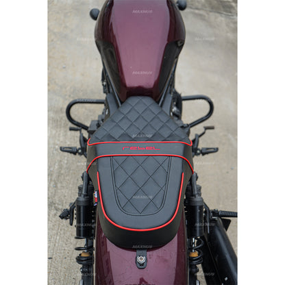 SEAT DOUBLE SADDLE DUAL DRIVER SEATS PAD CUSHION V.10 FOR HONDA REBEL CMX 1100 2021-2024