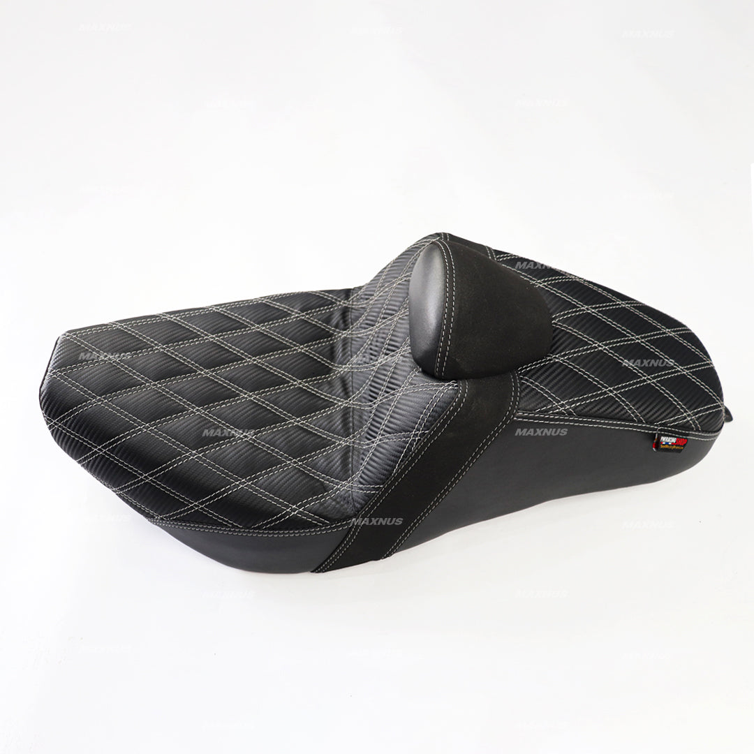 SEAT DOUBLE SADDLE DUAL DRIVER SEATS PAD CUSHION V.12 FOR HONDA REBEL CMX 1100 2021-2024