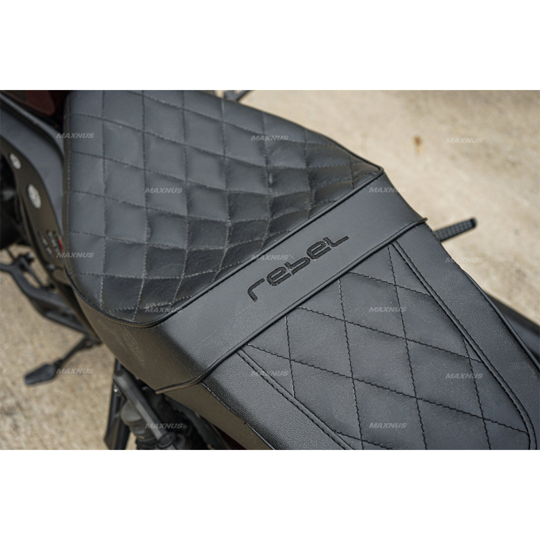 SEAT DOUBLE SADDLE DUAL DRIVER SEATS PAD CUSHION V.9 FOR HONDA REBEL CMX 1100 2021-2024