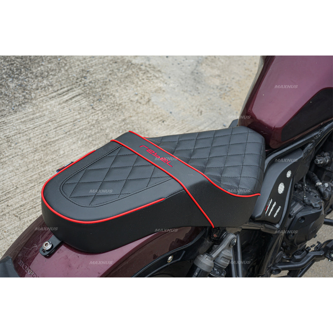 SEAT DOUBLE SADDLE DUAL DRIVER SEATS PAD CUSHION V.10 FOR HONDA REBEL CMX 1100 2021-2024