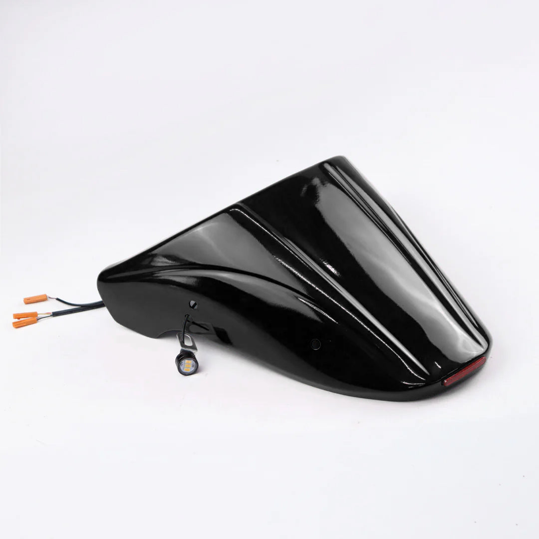 REAR FENDER FAIRING MUD GUARD LED BLACK V.2 FOR HONDA REBEL CMX 300&500 2017-2025