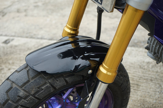 FRONT FENDERS MUDGUARD MAXNUS GLOSS BLACK FIT FOR HONDA GROM 125 2020 - 2025