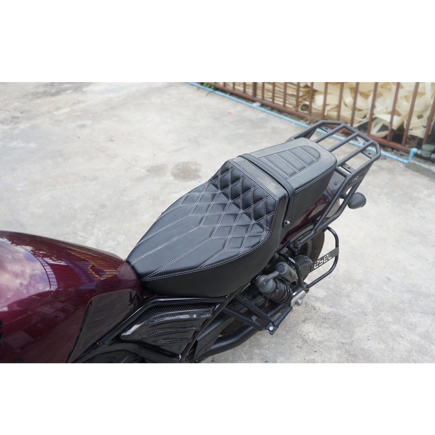 SEAT DOUBLE SADDLE DUAL DRIVER SEATS PAD CUSHION V.7 FOR HONDA REBEL CMX 1100 2021-2024