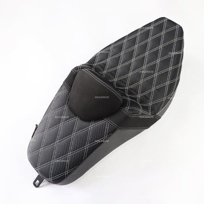 SEAT DOUBLE SADDLE DUAL DRIVER SEATS PAD CUSHION V.12 FOR HONDA REBEL CMX 1100 2021-2024