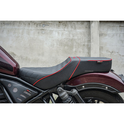 SEAT DOUBLE SADDLE DUAL DRIVER SEATS PAD CUSHION V.10 FOR HONDA REBEL CMX 1100 2021-2024