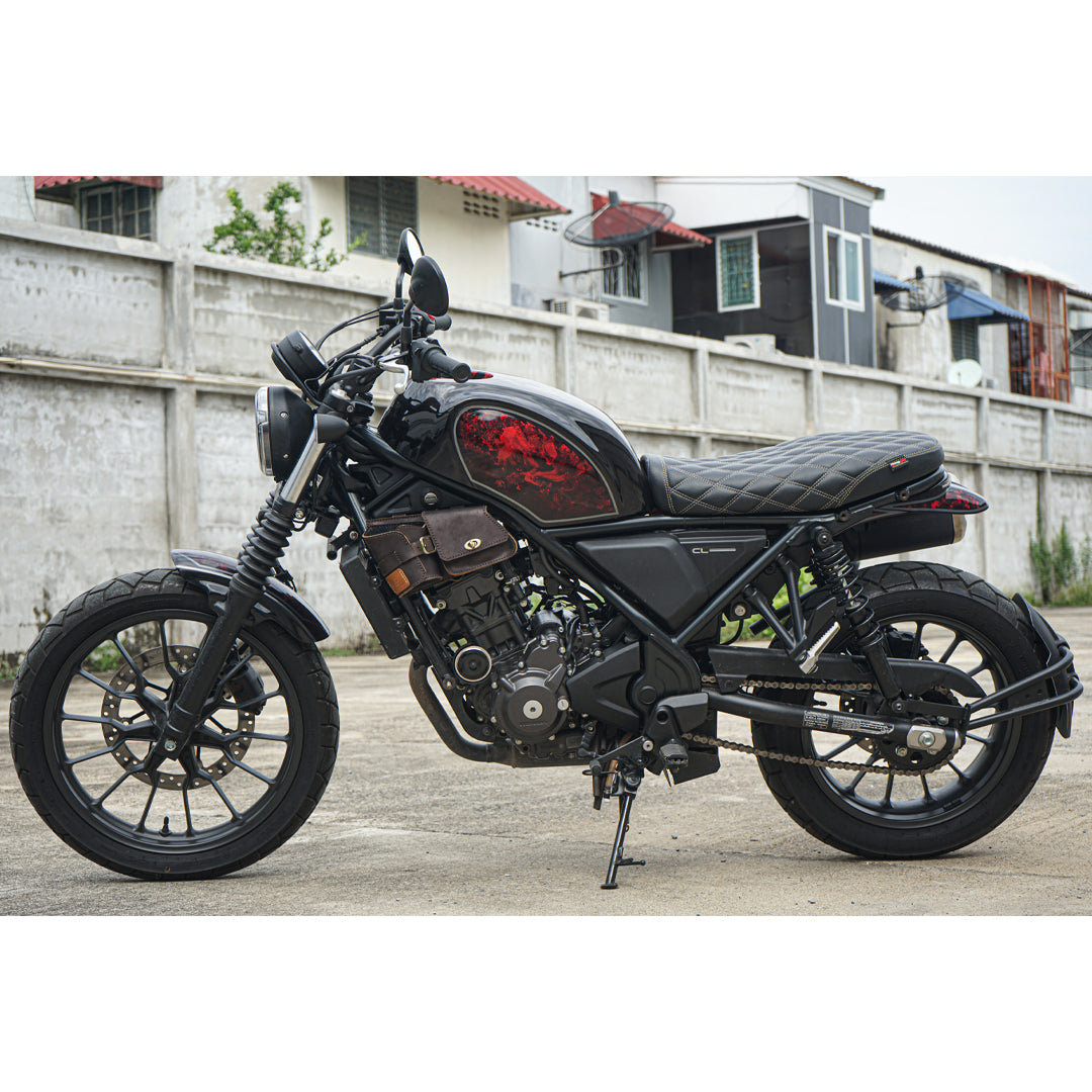 Multipurpose Leather Bag Brown  FIT FOR Honda CL SCL 300 500 2023-2025