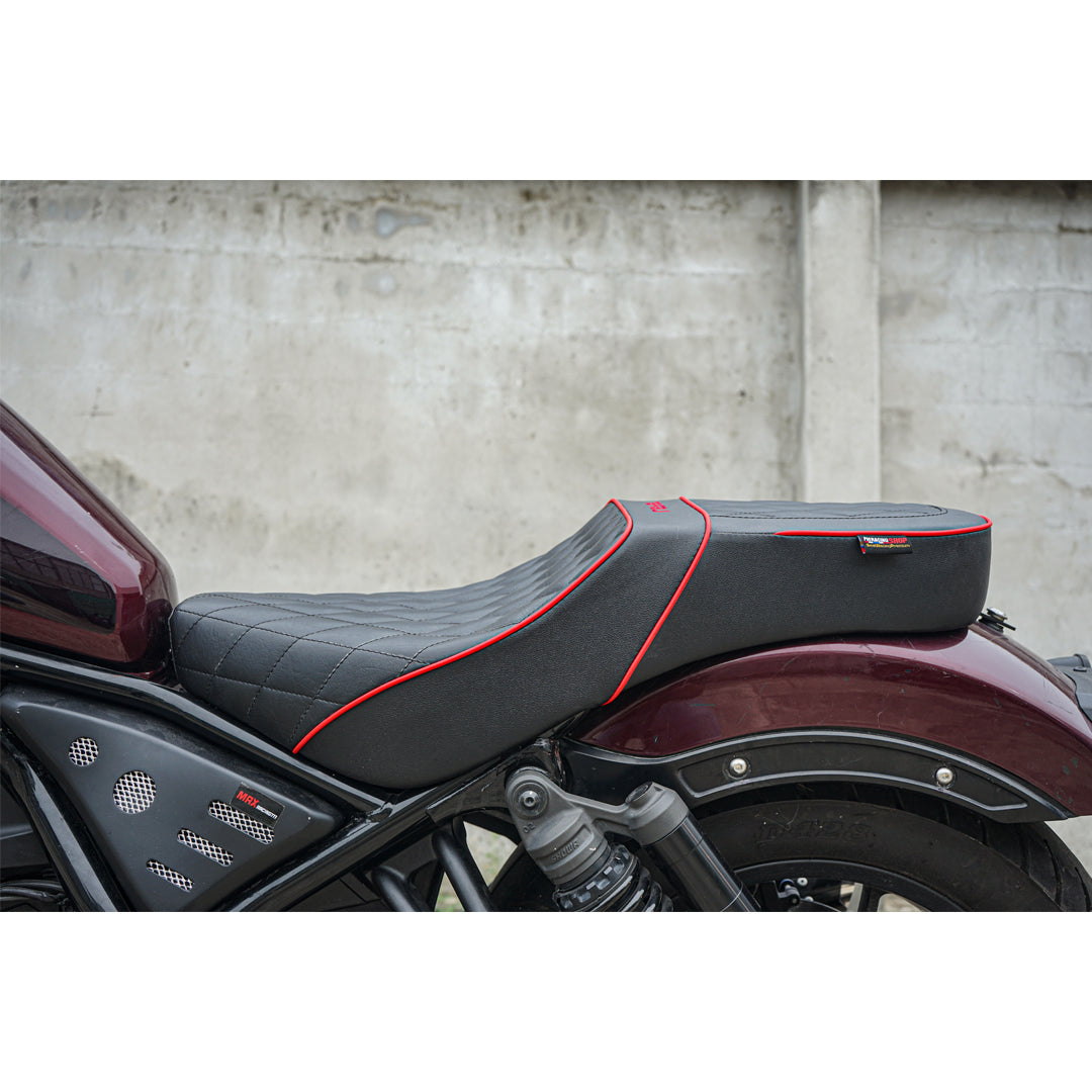 SEAT DOUBLE SADDLE DUAL DRIVER SEATS PAD CUSHION V.10 FOR HONDA REBEL CMX 1100 2021-2024